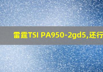 雷霆TSI PA950-2gd5,还行吗